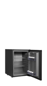 Minibar-Kühlschrank – 1 Tür – 35 L – 402×463×560 mm – Schwarz - Innenansicht