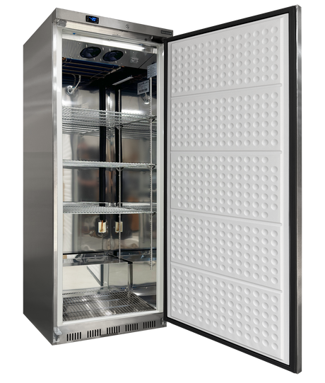 Gewerbegefrierschrank – 1 Tür – 518 L – 777×745×1895 mm – SS 430 – 3 verstellbar - Innenansicht