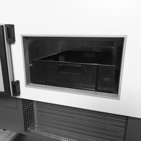 Bedienkühltheke – 311 L – 1298×1120×1190 mm – Grau RAL7015 - Detail