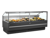 Bedienkühltheke – 627 L – 2548×1120×1190 mm – Grau RAL7015 - Anwendungsbeispiel