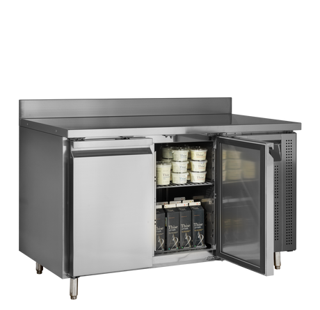 Kühltisch – 2 Türen – 190 L – 1360×700×960 mm – SS 304 - Anwendungsbeispiel