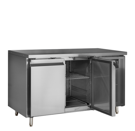 Kühltisch – 2 Türen – 190 L – 1360×700×860 mm – SS 304 - Innenansicht