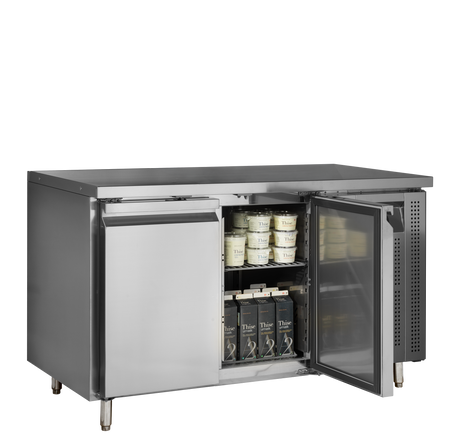Kühltisch – 2 Türen – 190 L – 1360×700×860 mm – SS 304 - Anwendungsbeispiel