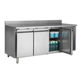 Kühltisch – 3 Türen – 291 L – 1795×700×960 mm – SS 304 - Anwendungsbeispiel