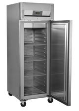 Gewerbegefrierschrank – 1 Tür – 408 L – 740×875×2090 mm – SS 304 – 3 Tragroste, grau - Innenansicht