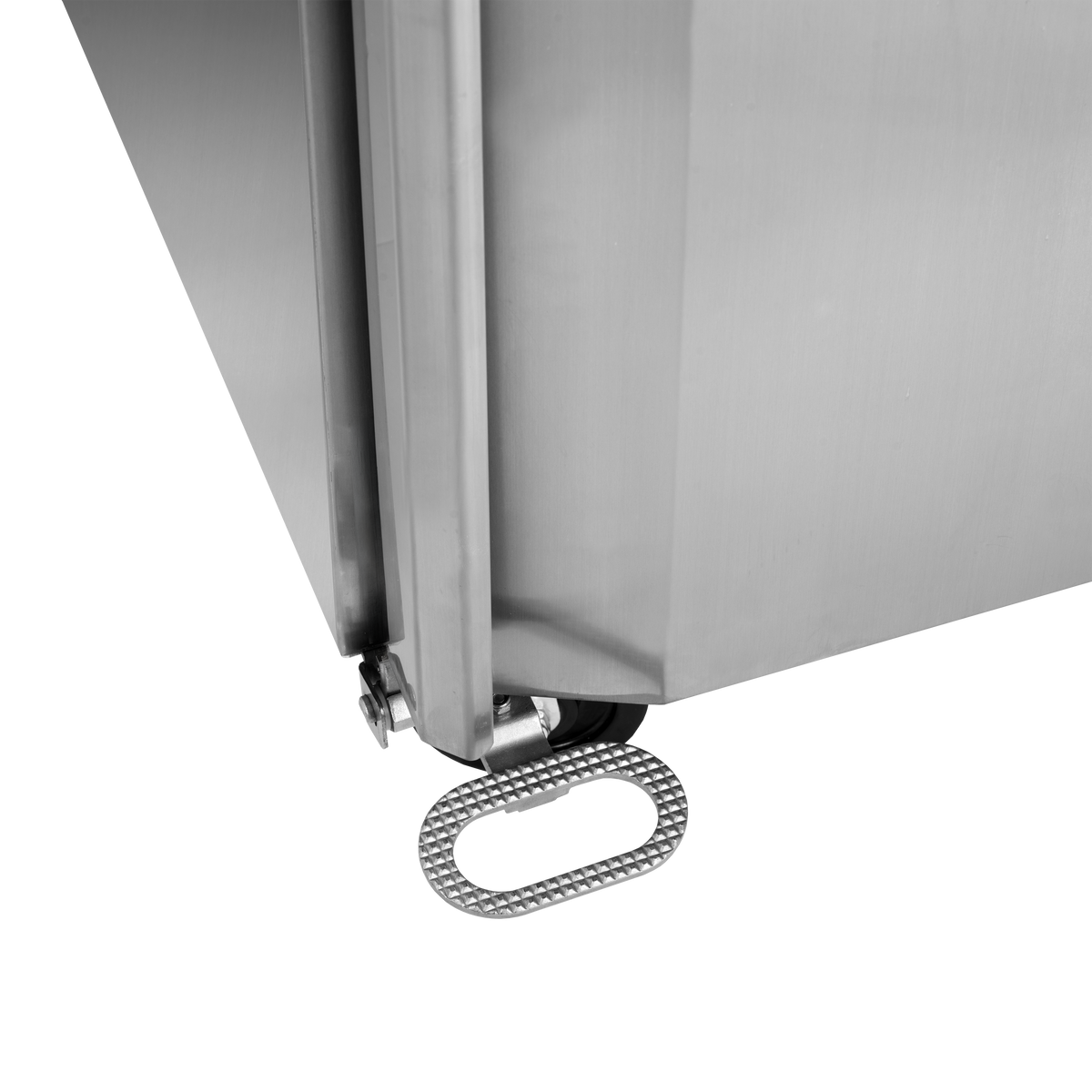 Gewerbegefrierschrank – 1 Tür – 408 L – 740×875×2090 mm – SS 304 – 3 Tragroste, grau - Detail