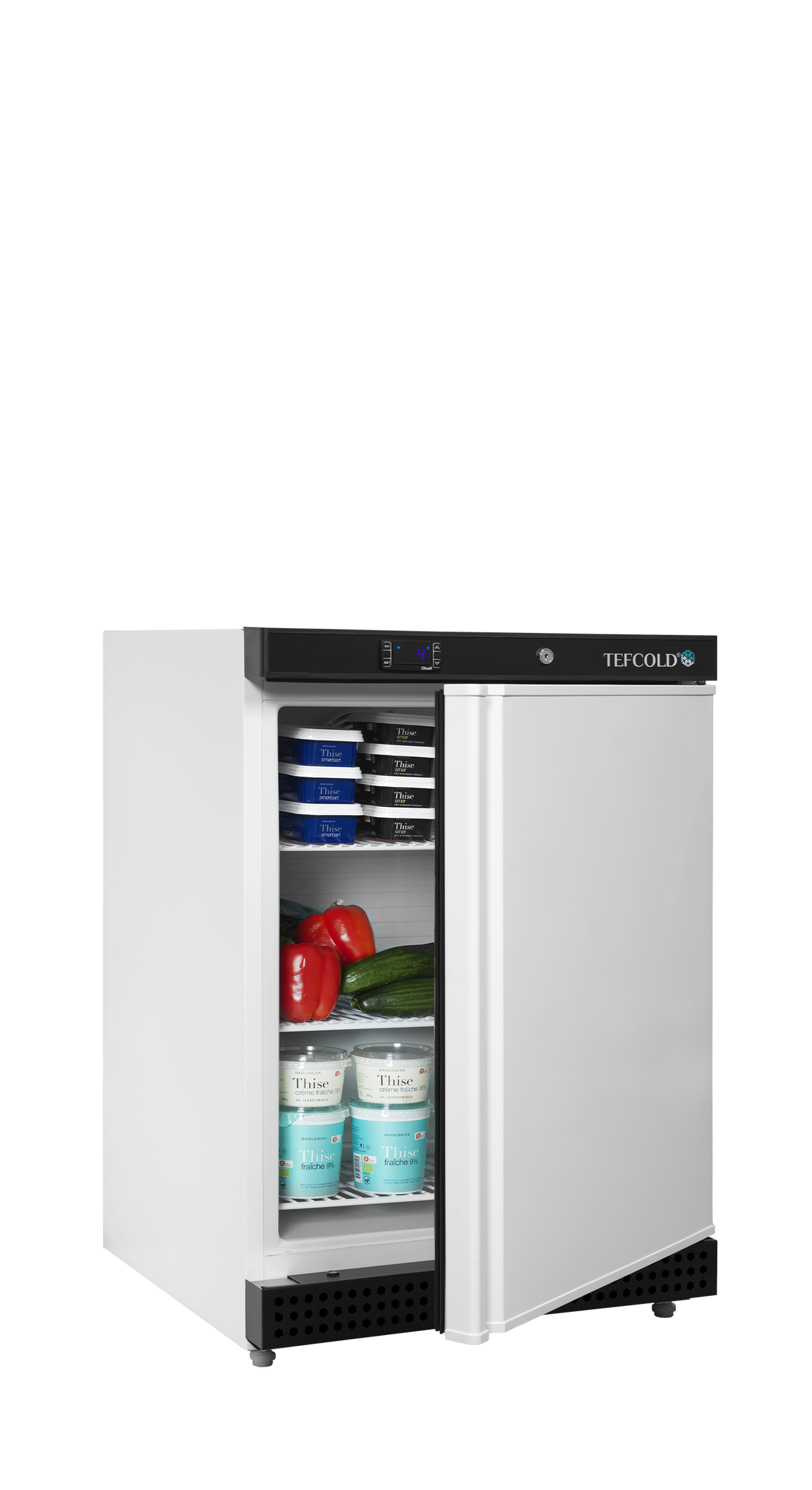 Gewerbekühlschrank – 1 Tür – 119 L – 600×615×855 mm – Weiß - Anwendungsbeispiel
