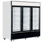 Verkaufskühlschrank – 3 Glastüren – 1436 L – 2079×805×2065 mm – Weiß – 15 - Produktansicht