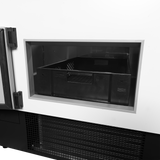 Bedienkühltheke – 654 L – 2548×1120×1190 mm – Schwarz RAL9005 - Detail