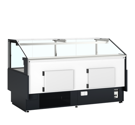 Bedienkühltheke – 469 L – 1923×1120×1190 mm – Schwarz RAL9005 - Weitere Ansicht