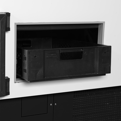 Bedienkühltheke – 469 L – 1923×1120×1190 mm – Schwarz RAL9005 - Detail