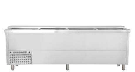 Flaschenkühltruhe – 565 L – 2505×565×930 mm – SS 201 - Innenansicht