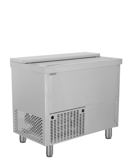 Flaschenkühltruhe – 155 L – 1005×565×930 mm – SS 201 - Produktansicht