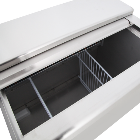 Flaschenkühltruhe – 155 L – 1005×565×930 mm – SS 201 - Weitere Ansicht