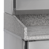 Pizzakühltisch mit Kühlaufsatz – 3 Türen – 565 L – 2045×800×1445 mm – SS 201 / SS 304 - Detail