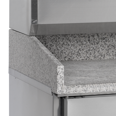 Pizzakühltisch mit Kühlaufsatz – 3 Türen – 565 L – 2045×800×1445 mm – SS 201 / SS 304 - Detail