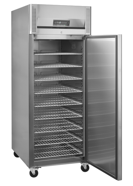 Gewerbegefrierschrank – 1 Tür – 737 L – 740×990×2090 mm – SS 304 – 9 Tragroste - Innenansicht