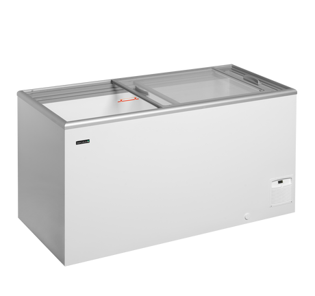 Eiscreme-Gefriertruhe – 408 L – 1544×694×867 mm – Weiß, RAL 9010 – 215 W - Innenansicht
