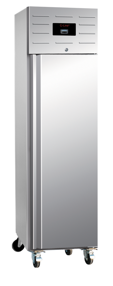 Gewerbegefrierschrank – 228 L – 484×745×2100 mm – SS 201 – 3 Tragroste - Produktansicht