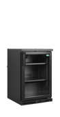 Barkühlschrank – 1 Glastür – 124 L – 555×640×850 mm – Anthrazit RAL 7021 – Türanschlag rechts - Produktansicht