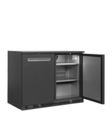 Barkühlschrank – 2 Türen – 260 L – 1110×600×840 mm – Anthrazit RAL 7021 - Innenansicht