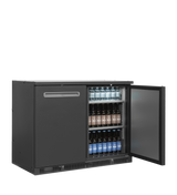 Barkühlschrank – 2 Türen – 260 L – 1110×600×840 mm – Anthrazit RAL 7021 - Anwendungsbeispiel