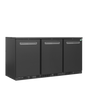 Barkühlschrank – 3 Türen – 401 L – 1670×600×840 mm – Anthrazit RAL 7021 - Produktansicht