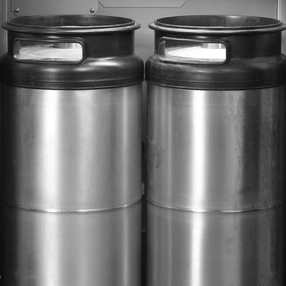 Barkühlschrank – 3 Türen – 401 L – 1670×600×840 mm – Anthrazit RAL 7021 - Detail