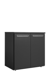 Fasskühler ohne Kühlaggregat – 2 Türen – 584 L – 1060×710×1080 mm – Anthrazit RAL 7021 - Produktansicht