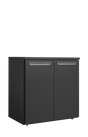 Fasskühler ohne Kühlaggregat – 2 Türen – 584 L – 1060×710×1080 mm – Anthrazit RAL 7021 - Produktansicht