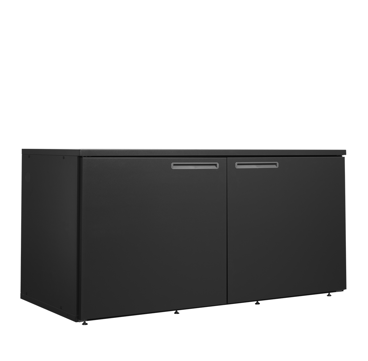 Fasskühler ohne Kühlaggregat – 2 Türen – 1539 L – 1870×975×1080 mm – Anthrazit RAL 7021 - Produktansicht