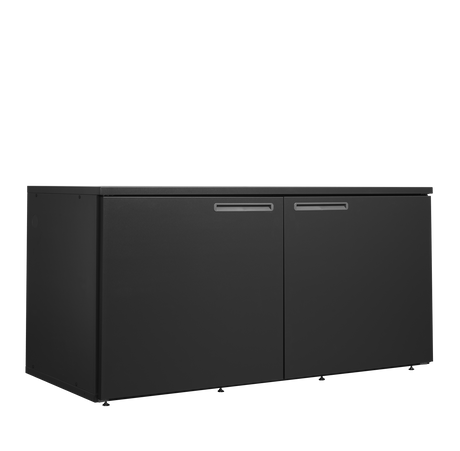 Fasskühler ohne Kühlaggregat – 2 Türen – 1825 L – 2200×975×1080 mm – Anthrazit RAL 7021 - Produktansicht