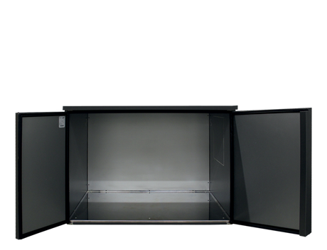 Fasskühler ohne Kühlaggregat – 2 Türen – 1825 L – 2200×975×1080 mm – Anthrazit RAL 7021 - Weitere Ansicht