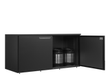 Fasskühler ohne Kühlaggregat – 2 Türen – 1825 L – 2200×975×1080 mm – Anthrazit RAL 7021 - Anwendungsbeispiel