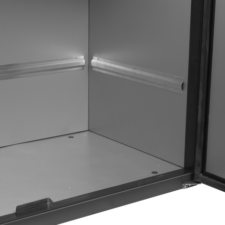 Fasskühler – 2 Türen – 276 L – 1110×580×840 mm – Anthrazit RAL 7021 – Kühlaggregat rechts - Detail