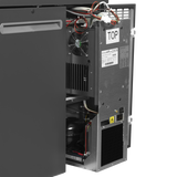 Fasskühler – 2 Türen – 276 L – 1110×580×840 mm – Anthrazit RAL 7021 – Kühlaggregat links - Detail