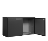 Fasskühler ohne Kühlaggregat – 2 Türen – 829 L – 1465×710×1080 mm – Anthrazit RAL 7021 - Innenansicht