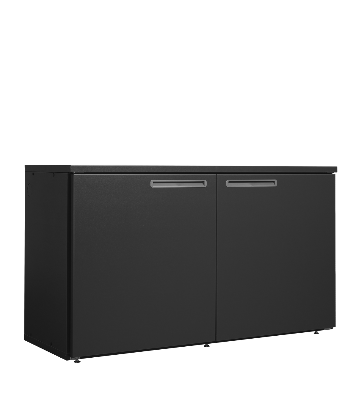 Fasskühler ohne Kühlaggregat – 2 Türen – 1072 L – 1870×710×1080 mm – Anthrazit RAL 7021 - Produktansicht