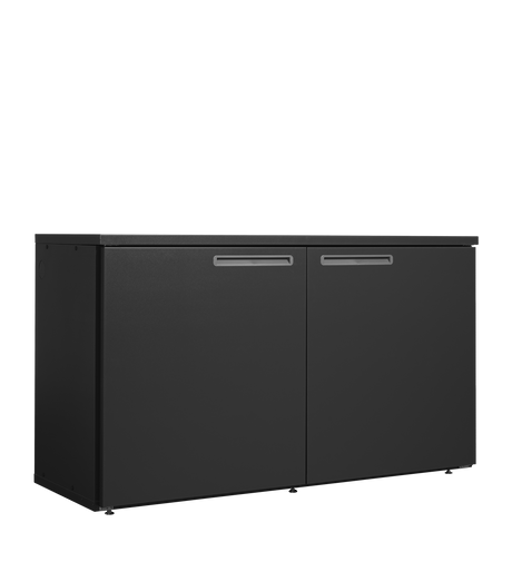 Fasskühler ohne Kühlaggregat – 2 Türen – 1072 L – 1870×710×1080 mm – Anthrazit RAL 7021 - Produktansicht