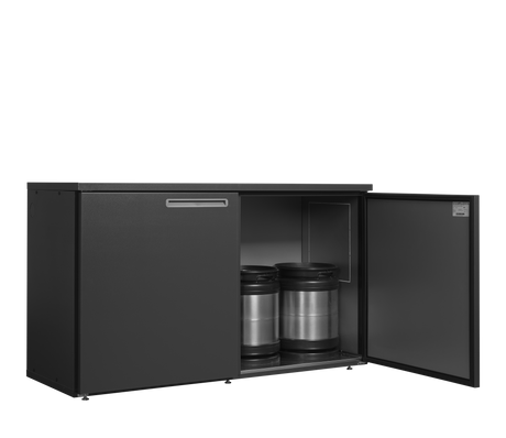 Fasskühler ohne Kühlaggregat – 2 Türen – 1072 L – 1870×710×1080 mm – Anthrazit RAL 7021 - Anwendungsbeispiel