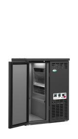 Fasskühler – 1 Tür – 95 L – 620×580×840 mm – Anthrazit RAL 7021 - Innenansicht