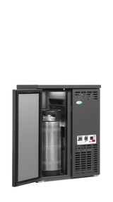 Fasskühler – 1 Tür – 95 L – 620×580×840 mm – Anthrazit RAL 7021 - Anwendungsbeispiel