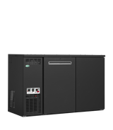 Fasskühler – 2 Türen – 367 L – 1350×580×840 mm – Anthrazit RAL 7021 – Kühlaggregat links - Produktansicht
