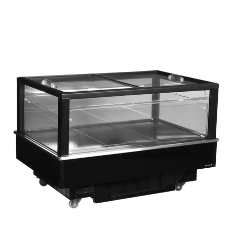 Kühl-/Gefrierinsel – 320 L – 1512×1010×975 mm – Schwarz RAL9005 - Produktansicht