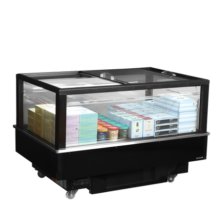 Kühl-/Gefrierinsel – 320 L – 1512×1010×975 mm – Schwarz RAL9005 - Weitere Ansicht