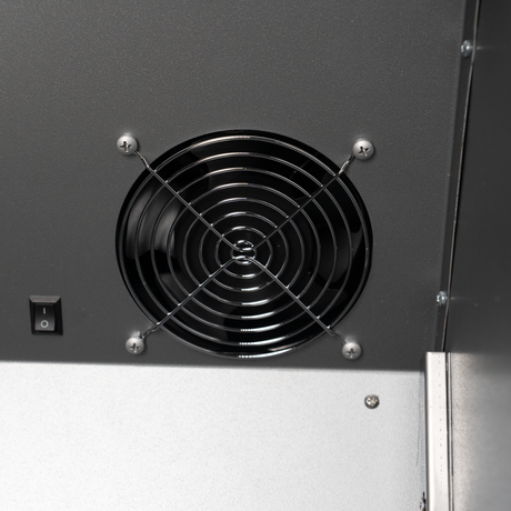 Gewerbekühlschrank – 1 Tür – 260 L – 600×580×1805 mm – Anthrazit RAL 7021 - Detail