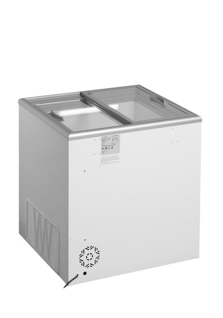 Eiscreme-Gefriertruhe – 163 L – 764×694×867 mm – Weiß, RAL 9010 – 87 W - Weitere Ansicht
