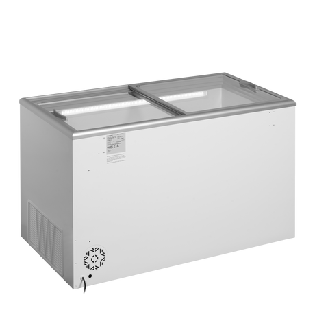 Eiscreme-Gefriertruhe – 345 L – 1344×694×867 mm – Weiß, RAL 9010 – 112 W - Weitere Ansicht
