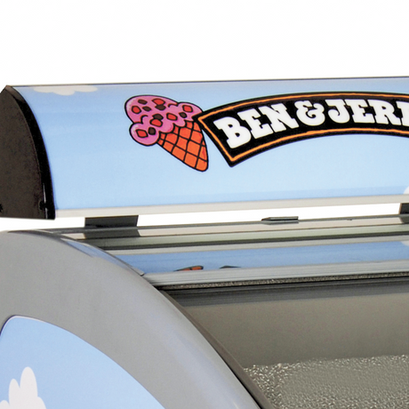 Eiscreme-Gefriertruhe – 138 L – 740×650×885 mm – Weiß – 165 W - Detail