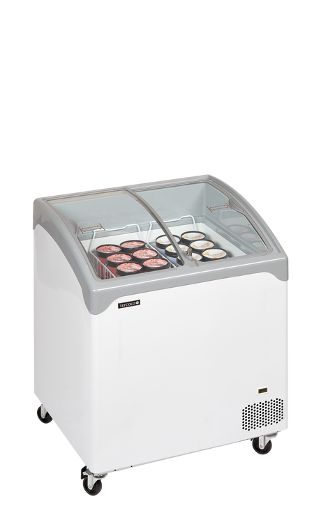 Eiscreme-Gefriertruhe – 126 L – 740×650×918 mm – Weiß – 200 W - Anwendungsbeispiel